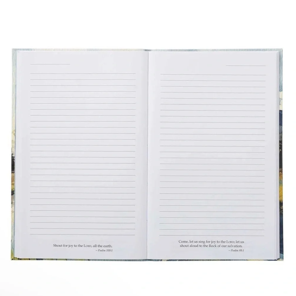 Christian Journal Nature Artwork Bible Verse Hardcover Notebook